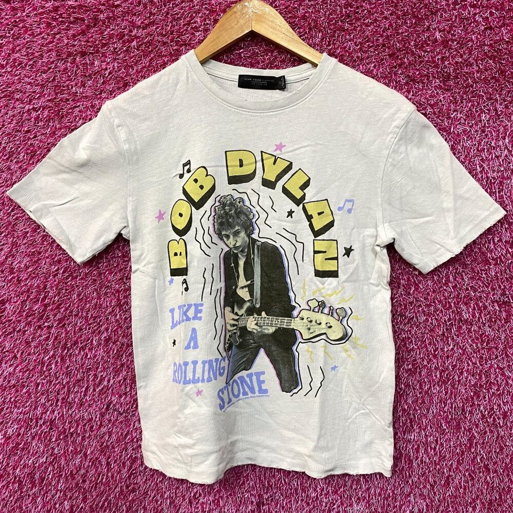Bob Dylan Like A Rolling Stone Poster Folk Legend T-Shirt XS